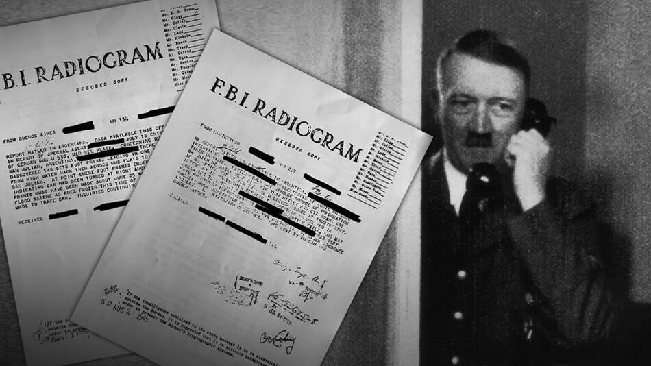 Documentos desclasificados del FBI sobre Hitler en Argentina.
