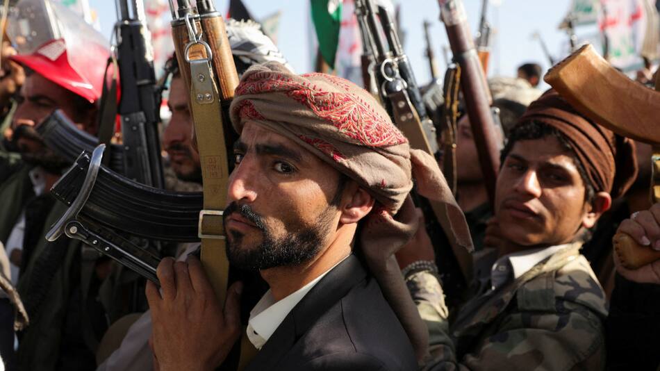 Rebeldes hutíes del Yemen. Foto: Reuters.