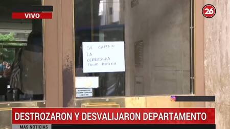 Cuento del Tío y robo de un departamento en Almagro (Canal 26)