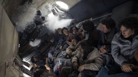 "La sociedad de la nieve". Foto: Netflix.