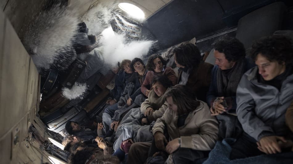 "La sociedad de la nieve". Foto: Netflix.