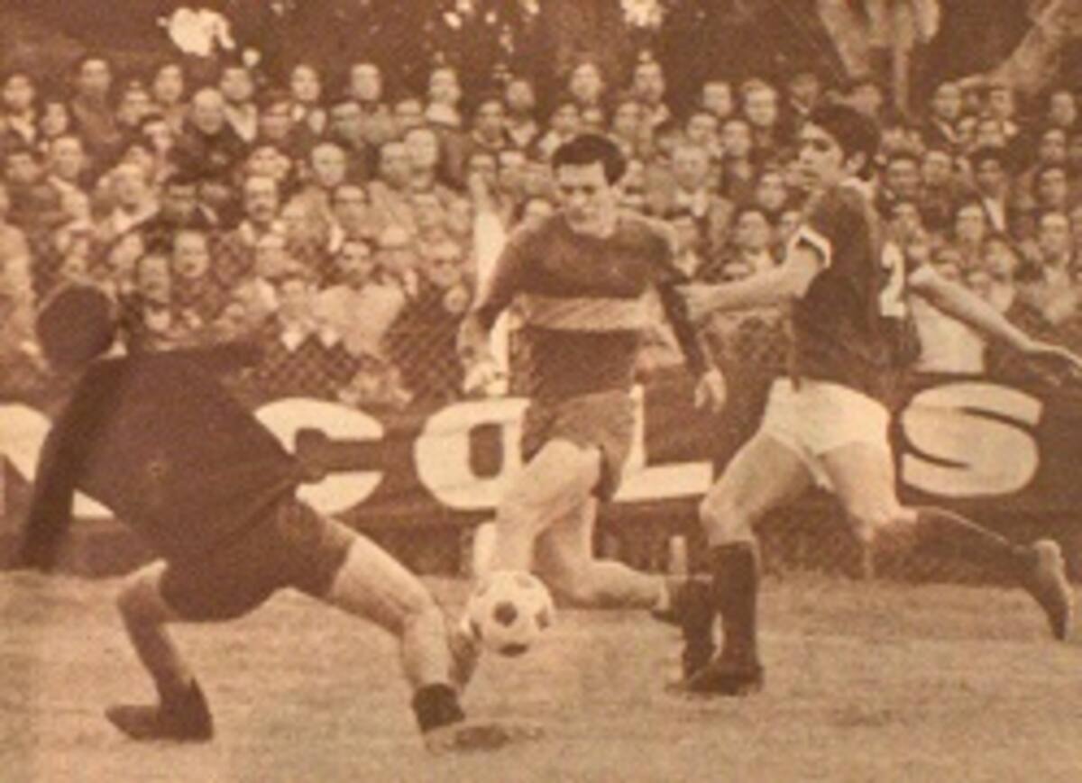 Amistoso de Boca en San Nicolás en 1971.