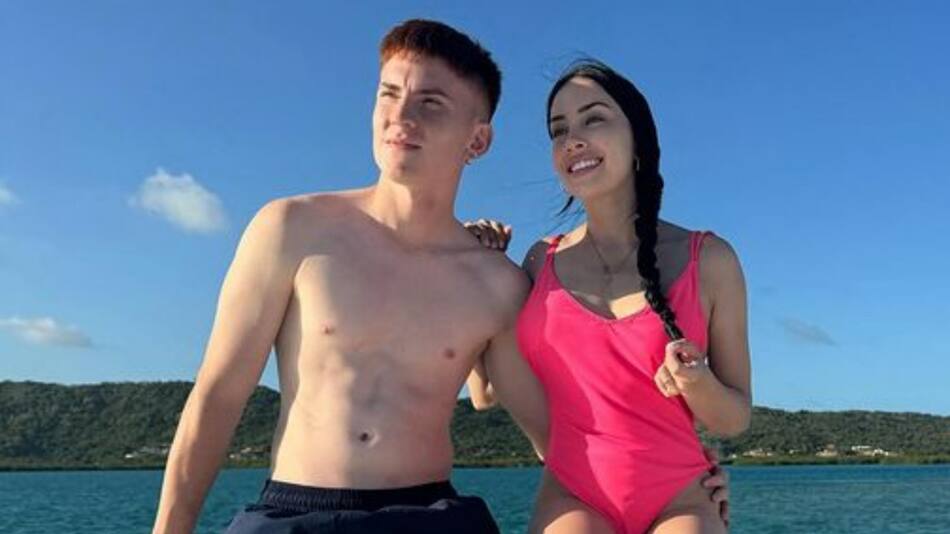 El Colo Barco y su novia. Foto: Instagram/colo.barco