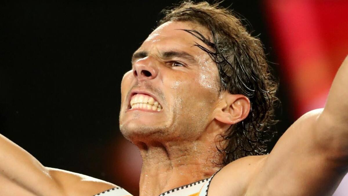 Rafael Nadal en el Abierto de Australia (Reuters)