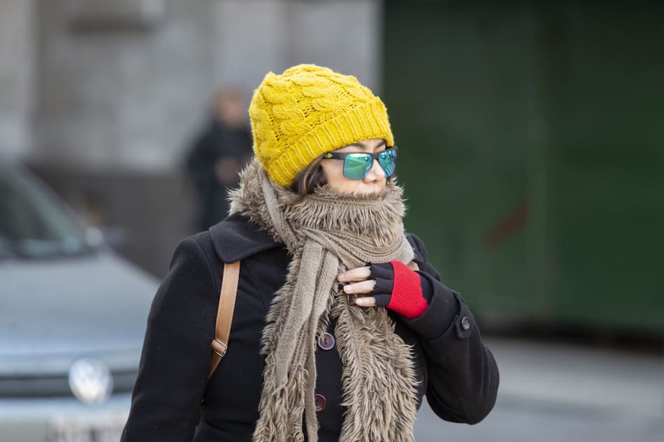 Frío, invierno, clima. Foto: NA.