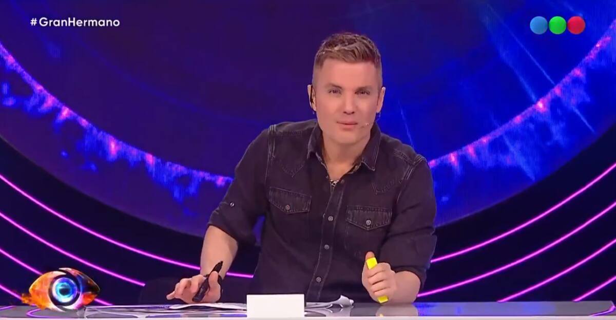Santiago del Moro en Gran Hermano 2025. Foto: Captura,