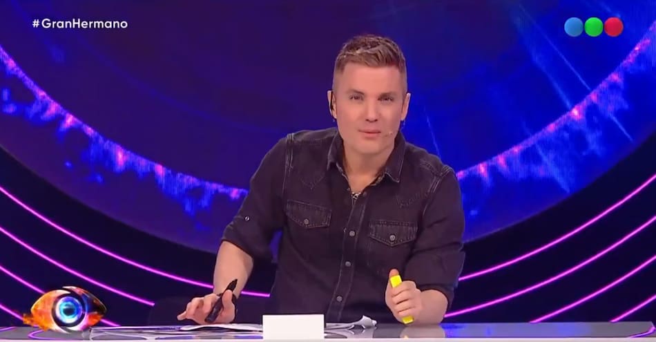 Santiago del Moro en Gran Hermano 2025. Foto: Captura,