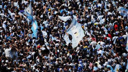 Festejos en Buenos Aires. Foto: Reuters.