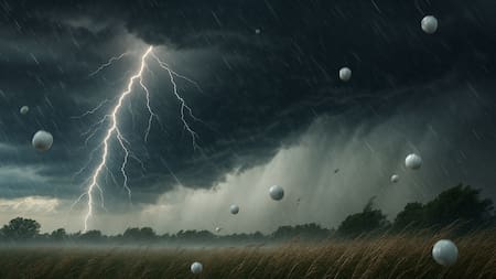 Tormentas explosivas, granizo y viento huracanado: llega el peor temporal del año con ráfagas de 90 km/h