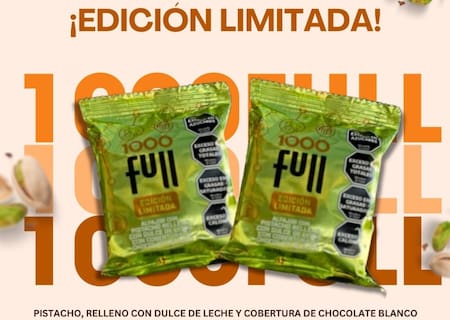 El alfajor de pistacho que lanzó YPF. Foto: Instagram @ypfeljumeal