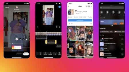 Audio multipista en los reels. Foto: redes sociales.