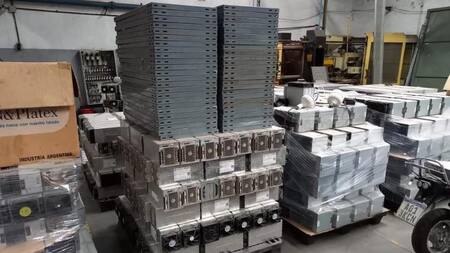 Operativo de AFIP. Foto: NA