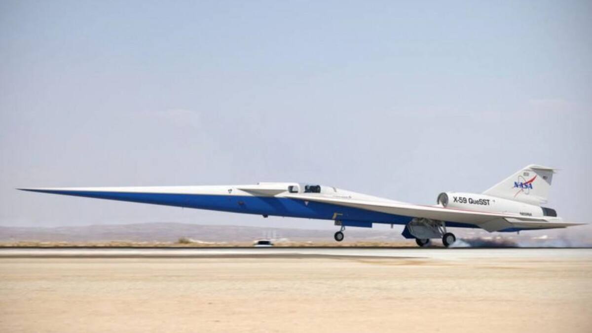 Primer avión supersónico X-59, avión