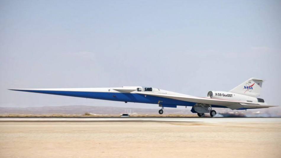 Primer avión supersónico X-59, avión