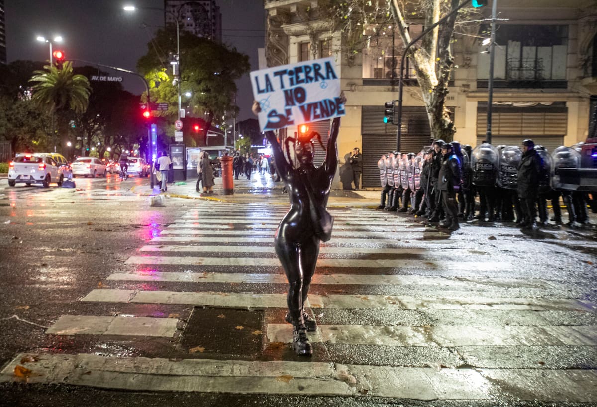 Marcha en el Congreso