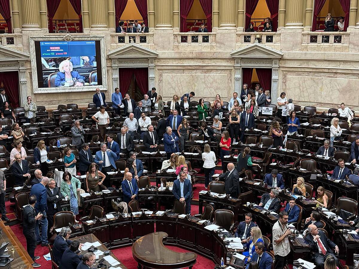 Sesión en la Cámara de Diputados