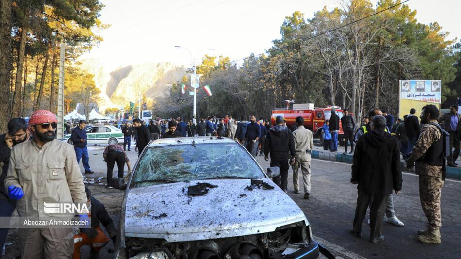 Atentado en Irán. Foto: EFE.