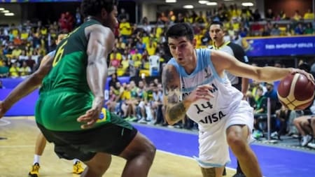 Selección argentina de basquet vs.Brasil, AmeriCup, NA