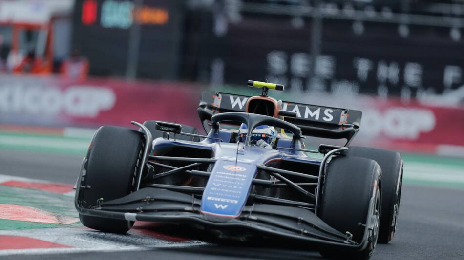 Franco Colapinto en el Gran Premio de México. Foto: EFE.