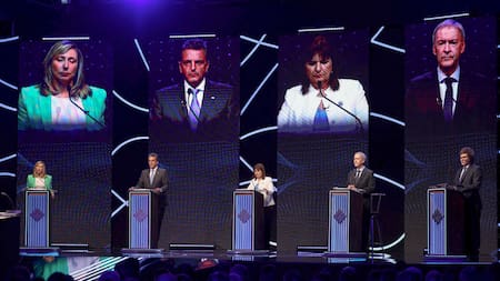 Debate presidencial. Foto: NA.