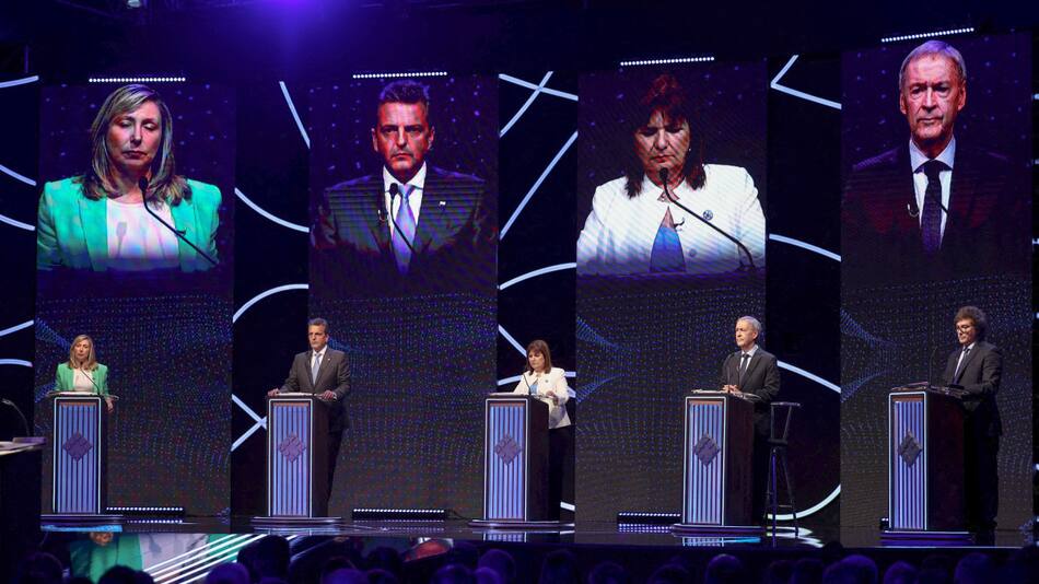 Debate presidencial. Foto: NA.