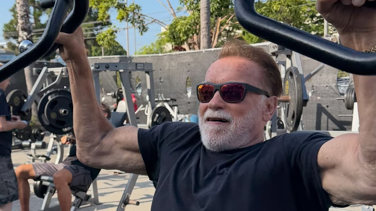 Arnold Schwarzenegger, a sus 79 años, reveló su rutina de ejercicios de 15 minutos para mantenerse en forma: “Empezá con el 1%”