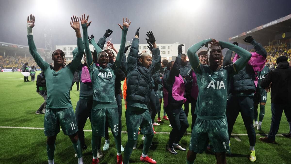 Europa League, Bodo Glimt vs. Tottenham. Foto: REUTERS.