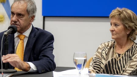 Daniel Scioli y Ana Lamas. Foto: Subsecretaría de Ambiente