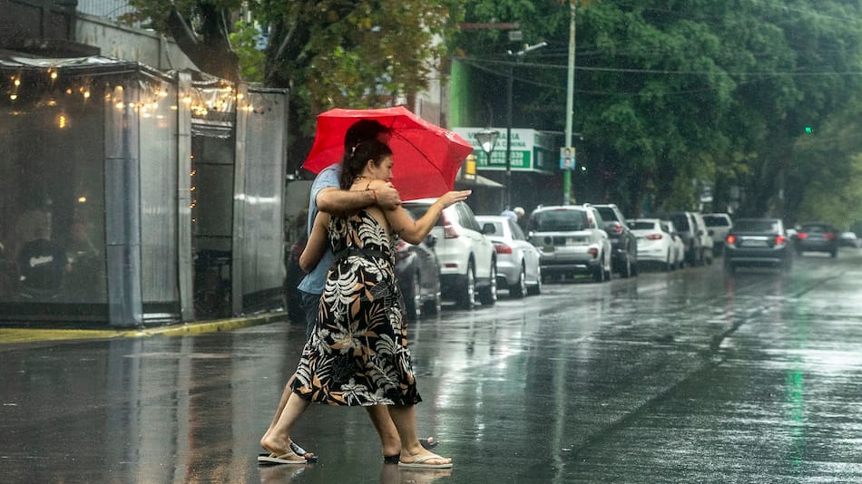 Lluvias y tormentas en la Ciudad de Buenos Aires.