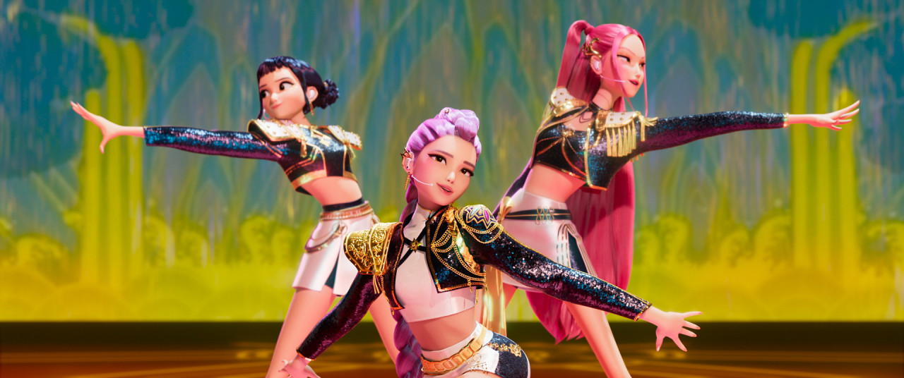 Las guerreras k-pop. Foto: Netflix.