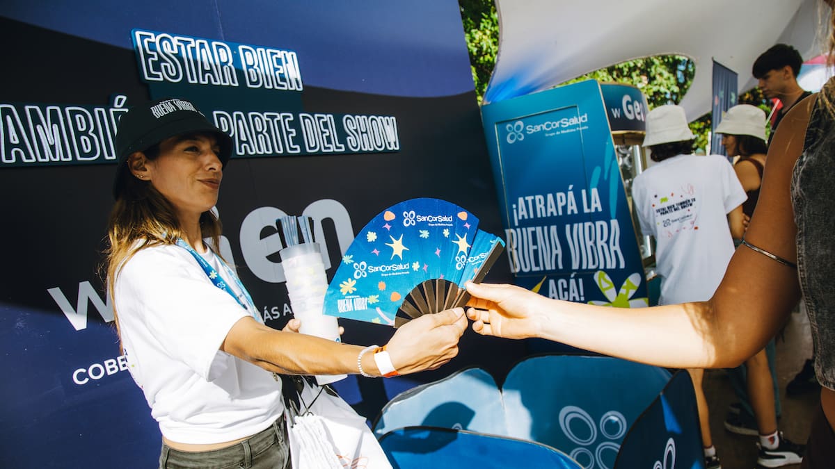 SanCor Salud en el Festival Buena Vibra en Ciudad Universitaria.