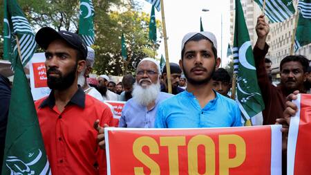 La suspensión de un acuerdo histórico entre India y Pakistán. Foto: Reuters/Akhtar Soomro