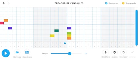 Song maker. Foto: Captura de pantalla.