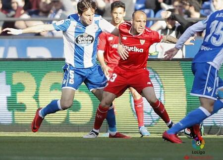 Deportivo La Coruña vs. Sevilla - Fútbol de España (Foto Twitter)