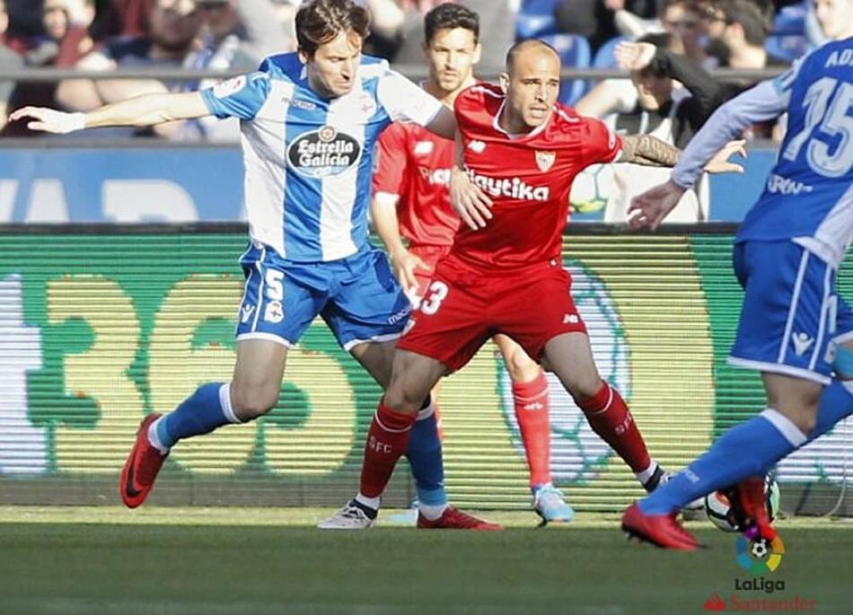 Deportivo La Coruña vs. Sevilla - Fútbol de España (Foto Twitter)