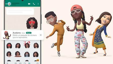 Avatares. Foto: WhatsApp