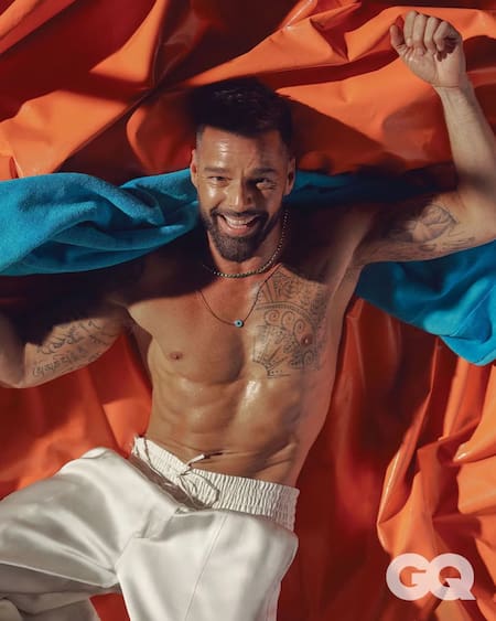 La producción de fotos de Ricky Martin. Foto: Instagram/@gqmexico
