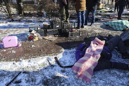 Bombardeo ucraniano contra Donetsk, controlada por Rusia, deja 25 muertos. EFE