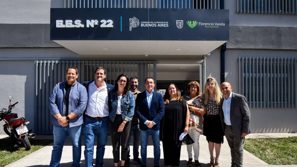 Comenzó el ciclo lectivo 2025 en la Secundaria N°22 tras una obra histórica para la institución.