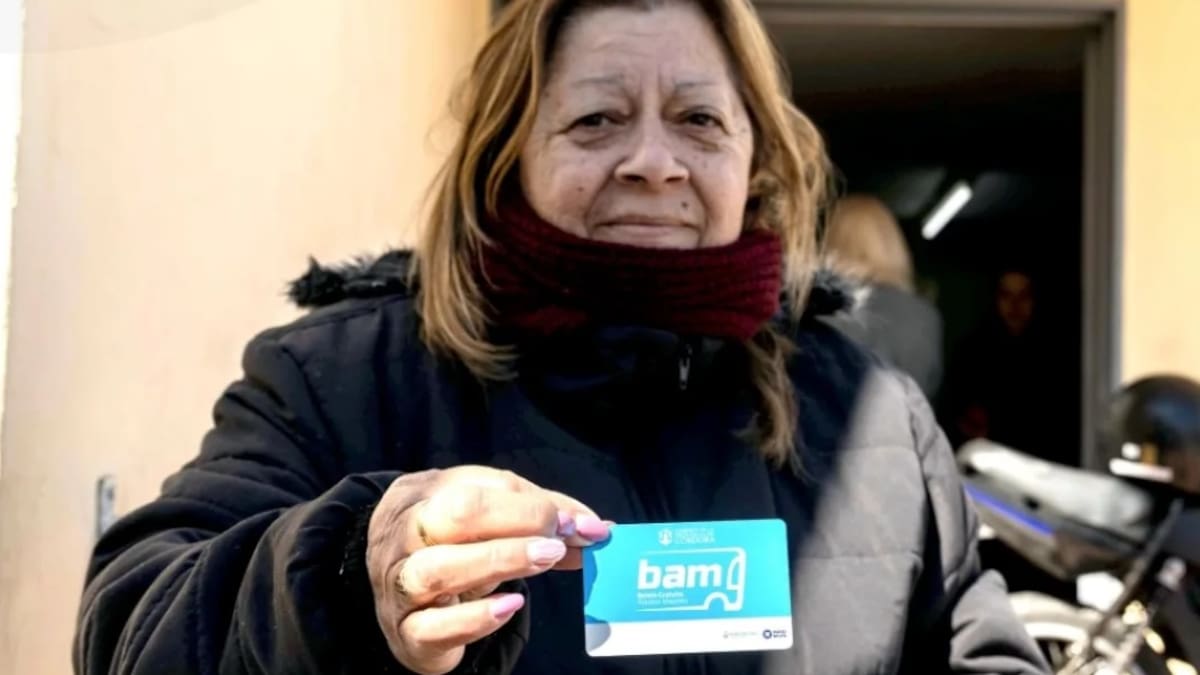 Boleto Adulto Mayor (BAM) para jubilados y pensionados.