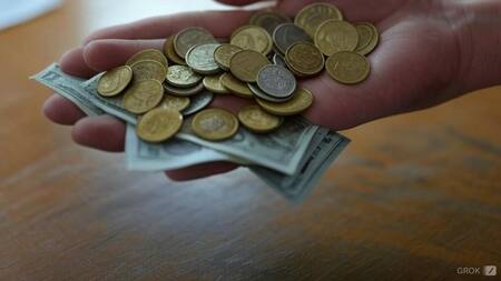 El ritual con monedas o billetes para atraer abundancia. Foto: X/Grok.