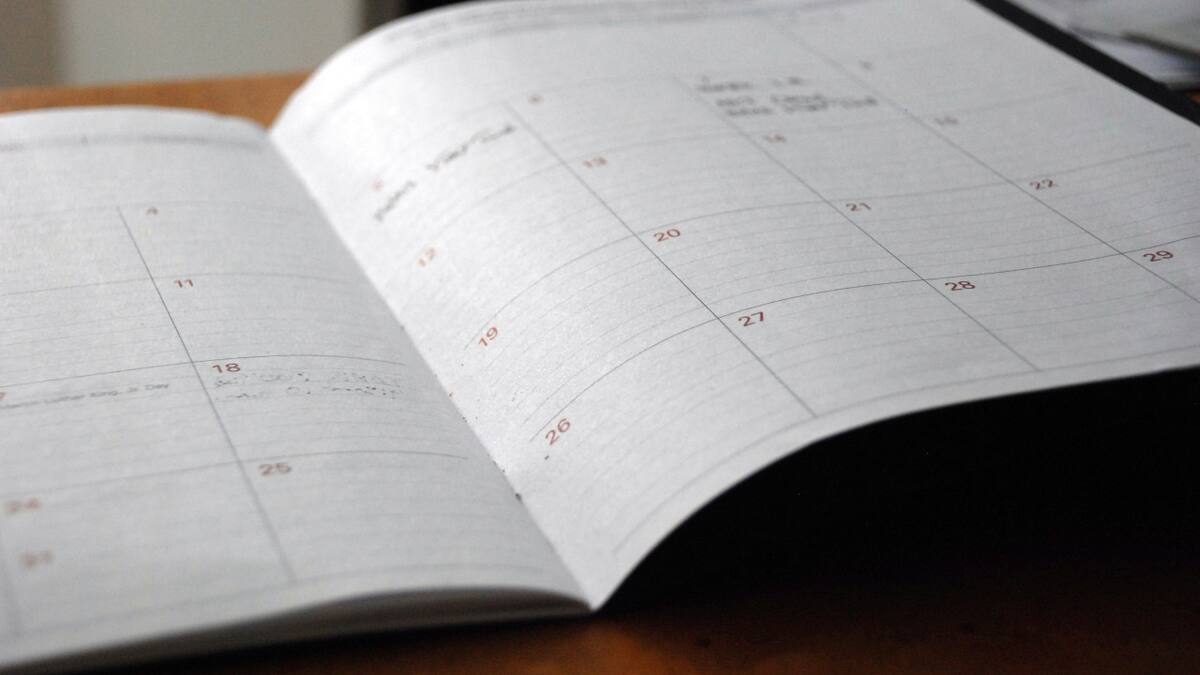 Calendario, feriados. Foto: Unsplash