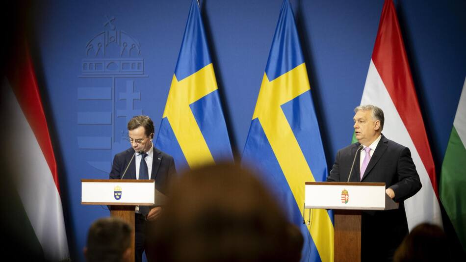 Acuerdo entre Suecia y Hungría, OTAN. Foto: EFE