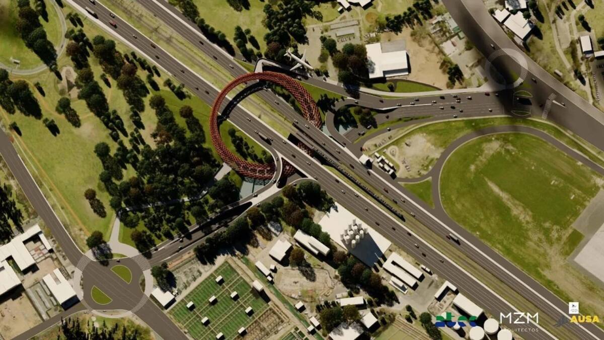 "Anillo La Pampa", el puente que busca unir la Ciudad con Aeroparque y la Costanera. Foto: Gobierno de la ciudad de Buenos Aires