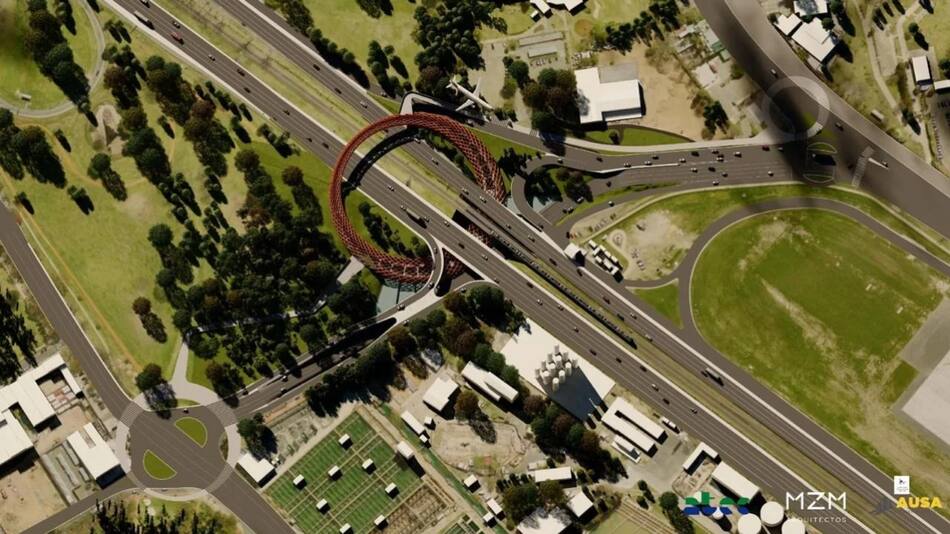 "Anillo La Pampa", el puente que busca unir la Ciudad con Aeroparque y la Costanera. Foto: Gobierno de la ciudad de Buenos Aires