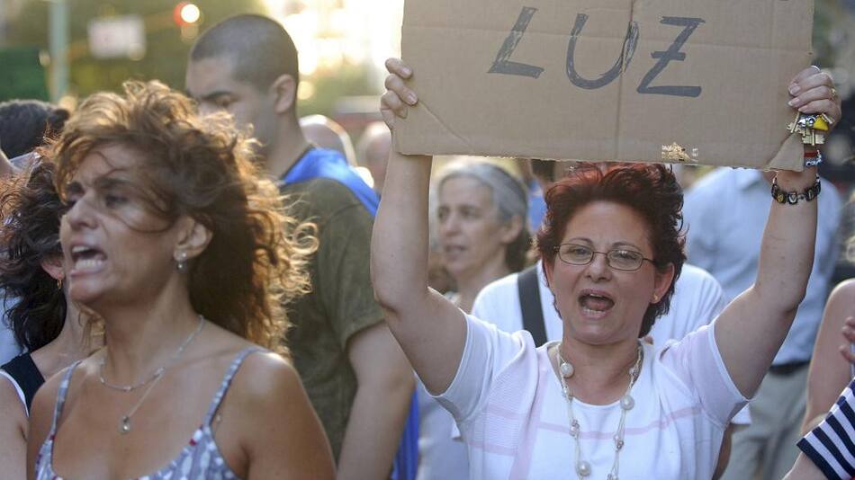 Cortes de luz, protesta de vecinos, reclamos, NA