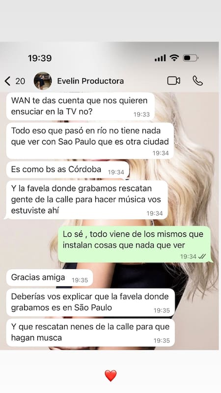 Wanda Nara desmintió estar vinculada al Comando Vermelho.