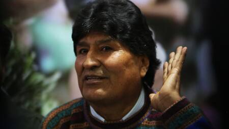 Evo Morales, expresidente boliviano. Foto: EFE