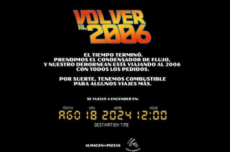 Almacén de Pizzas celebra su 18° aniversario ofreciendo su pizza de mozzarella a $26. Foto: volveral2006.com.