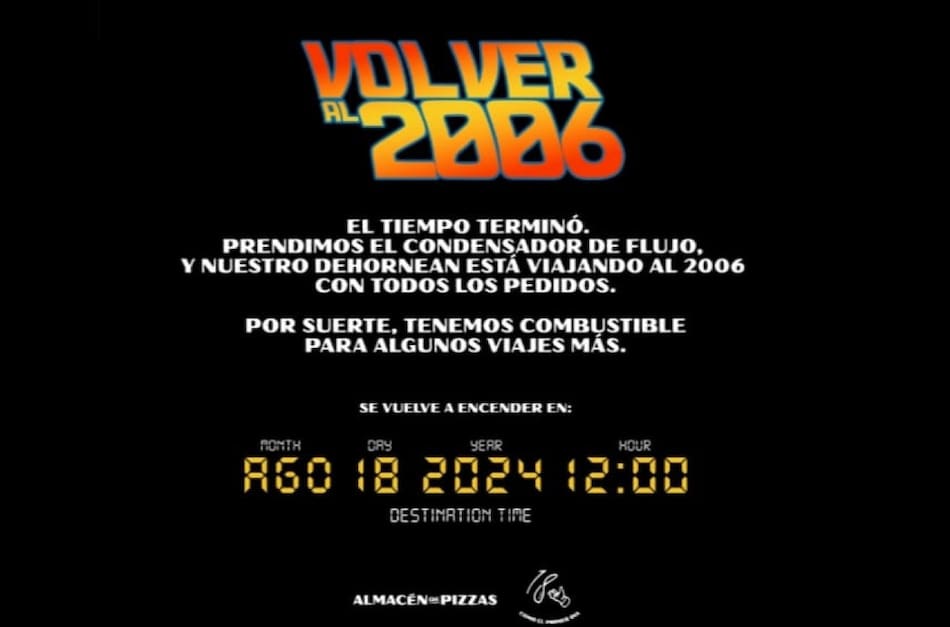 Almacén de Pizzas celebra su 18° aniversario ofreciendo su pizza de mozzarella a $26. Foto: volveral2006.com.